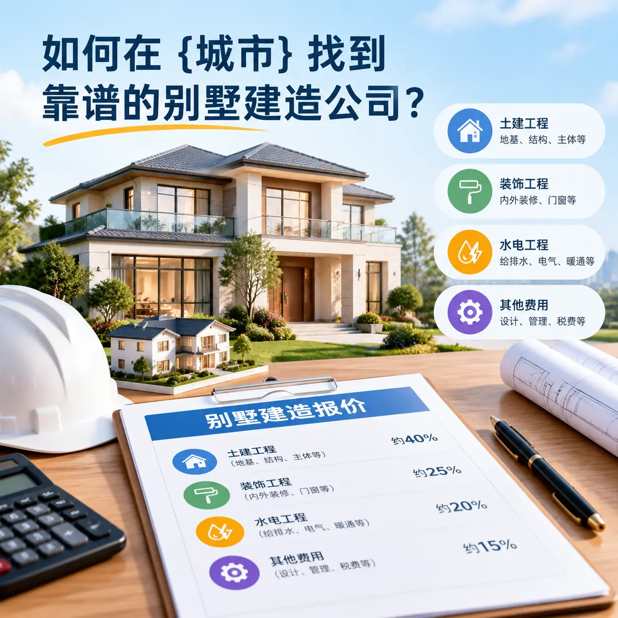 如何在 六盘水 找到靠谱的别墅建造公司?