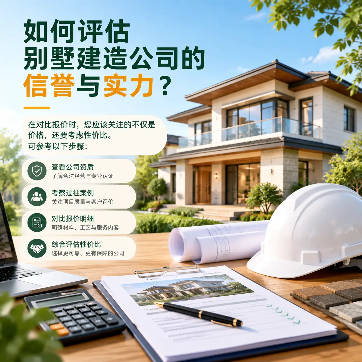 如何评估 六盘水 别墅建造公司的信誉与实力?