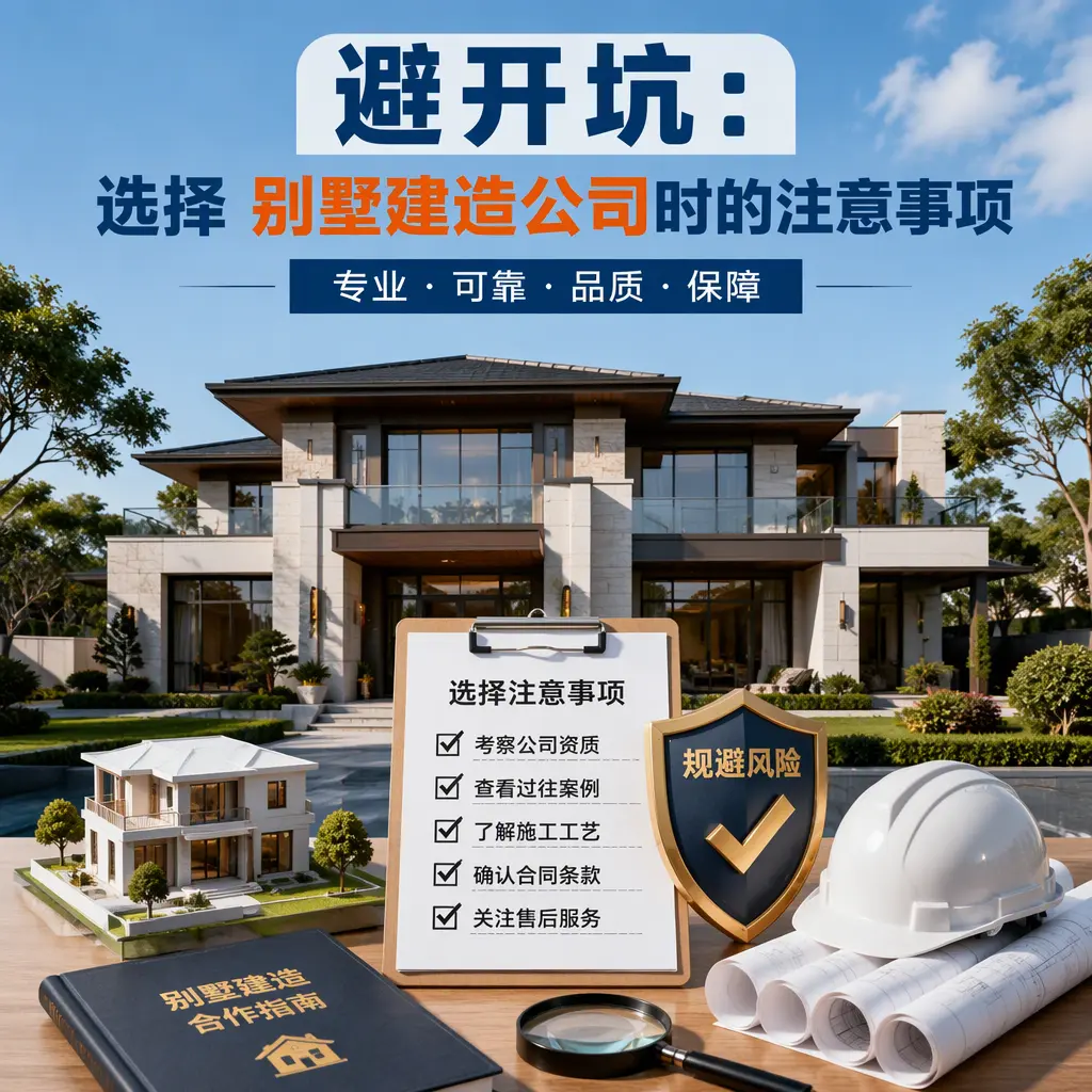 避开坑:选择 六盘水 别墅建造公司时的注意事项