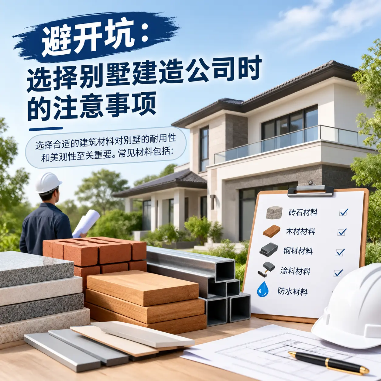 避开坑:选择 六盘水 别墅建造公司时的注意事项