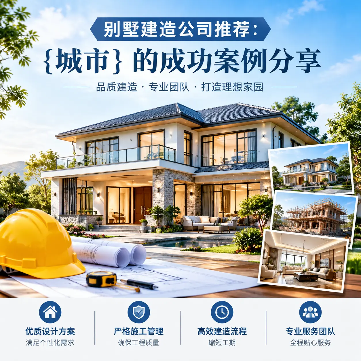 别墅建造公司推荐: 六盘水 的成功案例分享