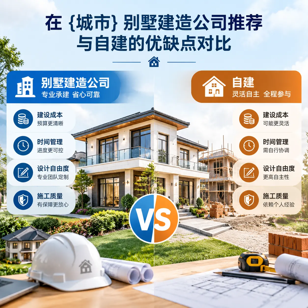 在 六盘水 别墅建造公司推荐与自建的优缺点对比